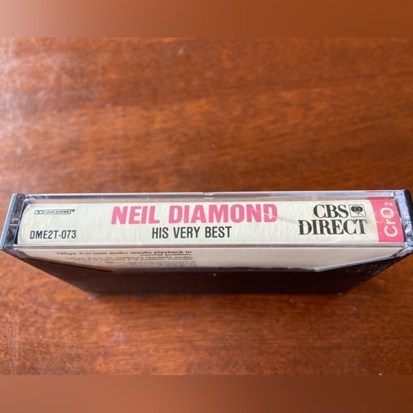 Vintage Neil Diamond His Very Best Cassette Tape 1970’s And 1980’s Pop Music - Picture 2 of 6